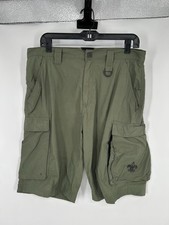 Boy Scouts Of America 100 Supplex Nylon Cargo Shorts Green Mens Adult Medium