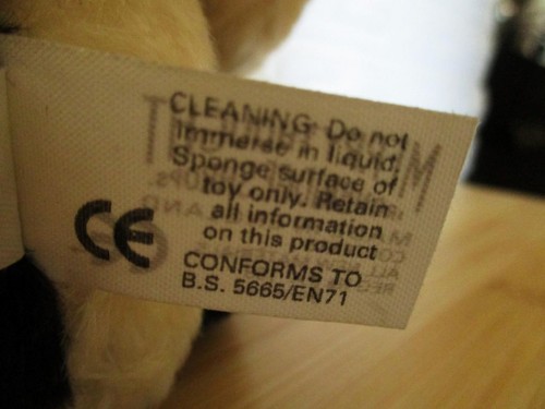 Vintage MERRYTHOUGHT Black & White MOHAIR 11" BEAR ~ Signed Oliver Holmes on TAG - Picture 20 of 20