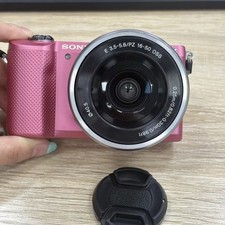 Sony Alpha a5000 Digital irrorless Camera with 16-50mm Lens Pink