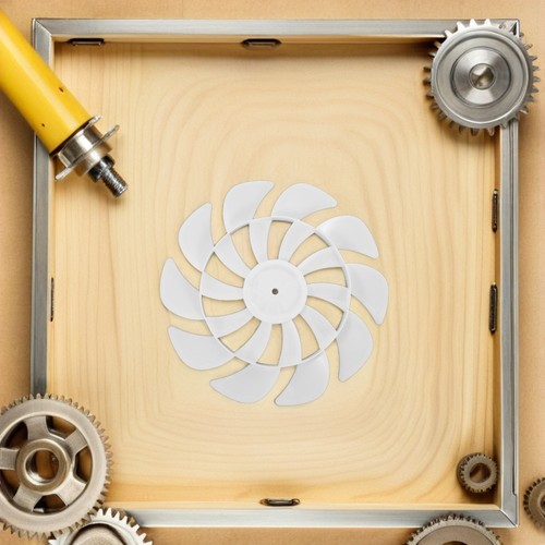 Fan Blades Floor Round Bore Pedestal Replacement - Picture 6 of 12