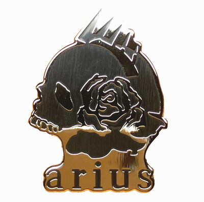 ZG128 Blau Archiv Arius Zweig Geschenk Emaille Anstecknadel Anstecker Brosche