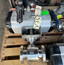 ARGUS 2" 300 RF FP BALL VALVE SS FK79 V35 AUTOMAX SUPERNOVA ACTUATOR S2050S09