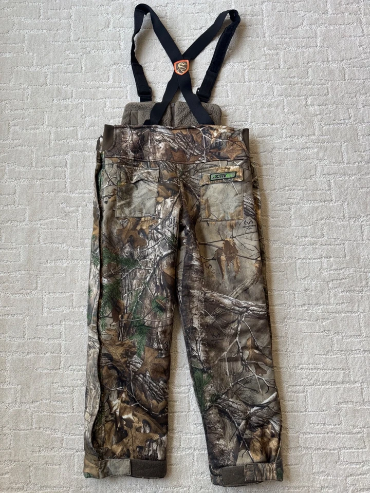 NON-TYPICAL BY DRAKE WATERFOWL YOUTH SILENCER BIB WITH AGION ACTIVEXL SZ 12 CAMO - Image 2 of 4