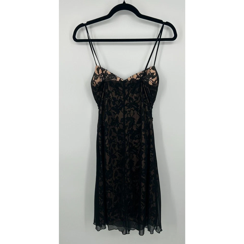Vestido Forever 21 Vintage Mujer M Negro Hada Grunge Capricho Babydoll Hoco Y2K Foto 2 de 4