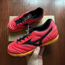 Mizuno Morelia Sala Club Mens Turf Soccer Shoes Wide (2E) Red Yellow