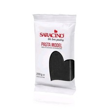 Saracino Pasta Model Black Sugar Paste 250g Gluten Free (10 available)