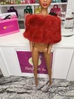 A Sudden Rush Of Romance Lady Aurelia Grey Fashion Doll Luxe Stole Faux Fur Wrap — photo 4