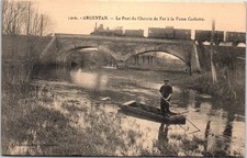 61 ARGENTAN - railway bridge corbette pit