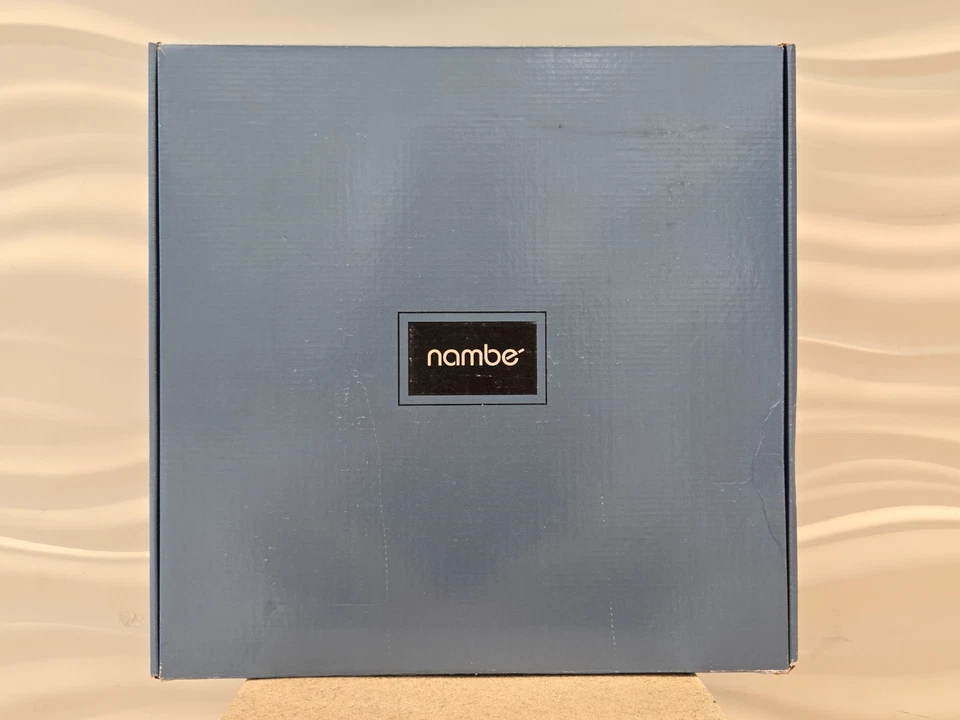 Vintage 1999 Nambe 6271 Trio Condiment Set Wood Base Metal Bowls Neil Cohen New - Image 2 of 4