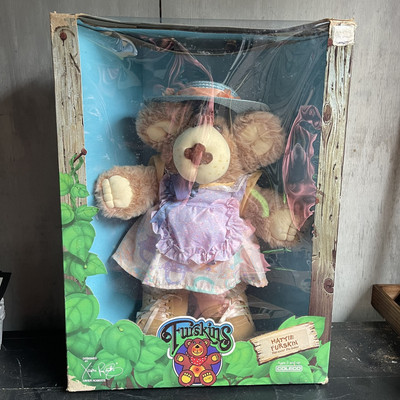 Furskins Hattie Furskin Teddy Bear Plush Xavier Roberts 22'' Coleco 1986