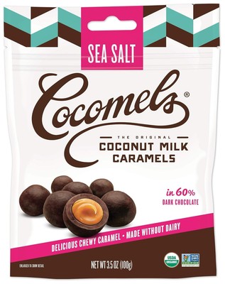 Cocomels  Organic Chocolate Carmel Bites Sea Salt   3.5 Oz (Pack Of 1)