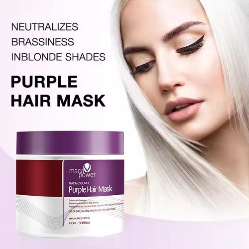 Karseell Purple Hair Mask 100ml Maca Essence Deep Nourish Brighten Hair - 1-2PCS - Picture 8 of 14