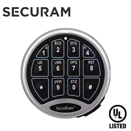 SECURAM SRAM-EC-0601A-II-CH SafeLogic Basic Entrypad, Chrome