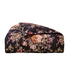 Ralph Lauren Elyse Eggplant Purple Floral Full/Queen Duvet Cover Only