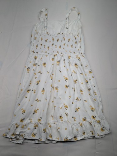 Hollister Blumen Babydoll Minikleid Rüschen Girly Größe Small verstellbare Träger - Bild 8 von 10
