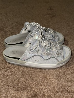 NIKE Offline 2.0 Grey/Fog Slip-On Slides Sandals Size 10  display picture 3