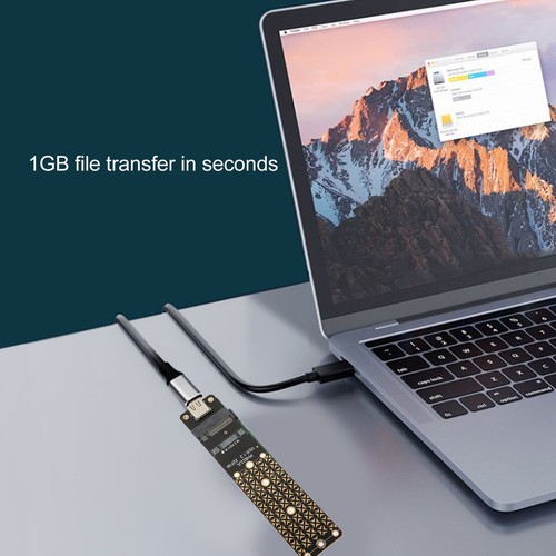 M.2 zu USB Adapter NGFF M.2 Bkey SATA Festplatte SSD zu USB3.2 Typ C 10G Adapter - Afbeelding 2 van 11