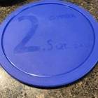 Pyrex 2.5 Qt. Mixing Bowl REPLACEMENT Blue Plastic Storage Lid Only #325 USA