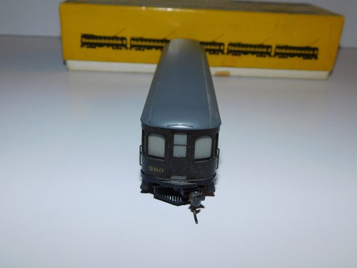 VINTAGE HO SUYDAM Brass SACRAMENTO NILES WOOD INTERURBAN COACH #220 - RARE NOS - Picture 5 of 16