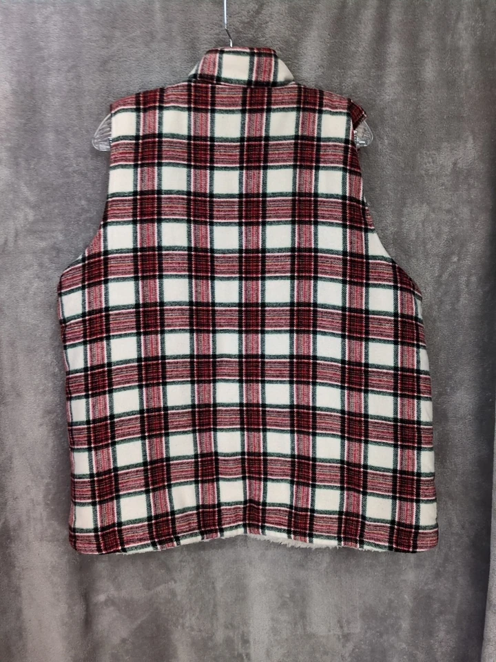 Жилет женский Maurices Sherpa с подкладкой XXL клетчатый опрятный - Изображение 4 из 4