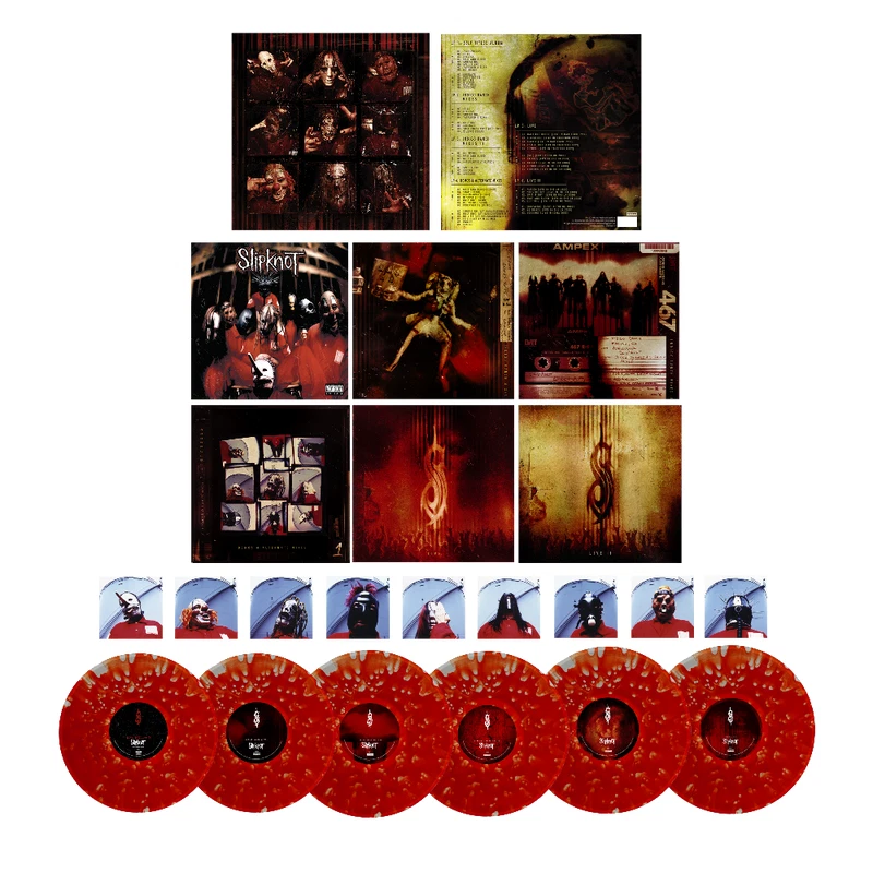 SLIPKNOT 6LP 25th Anniversary Blood Splatter Box Set Limited /1899 ⭐SHIPS NOW⭐ - Image 3 of 3