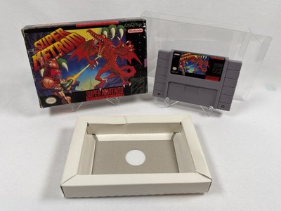 Super Metroid (Super Nintendo SNES) - Authentic Game & Box - Tested - READ!