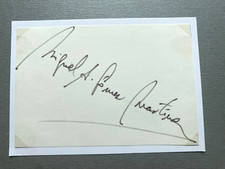 MIGUEL ANGEL GOMEZ MARTINEZ classic signed cutout 10x15 autograph