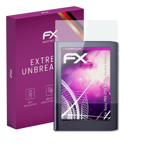 atFoliX Glass Protector for Sony PRS-350 Reader Pocket Edition 9H Hybrid-Glass - 第 1/8 張圖片