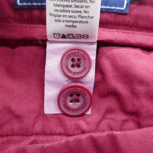 Vineyard Vines Mens Slim Chino Pants 31x32* Red Mid Rise Stretch Twill - Picture 13 of 14