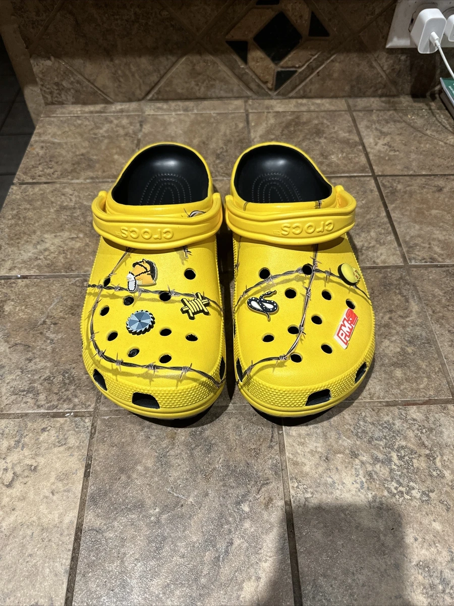 Post malone barbed wire crocs online