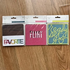 Project Life Heidi Swapp NEW 4x4 Cards Prismatic Definition Die Cut Phrases