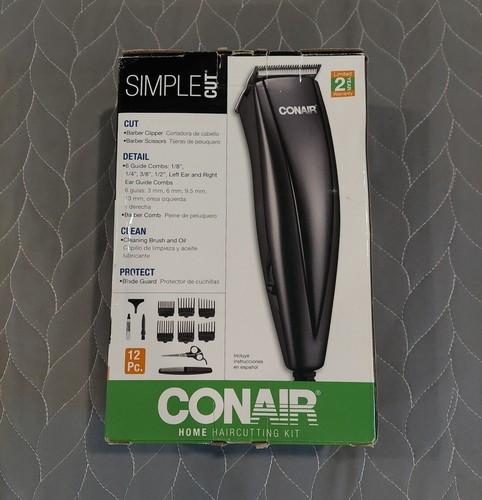 CONAIR Simple Cut Home Haircutting Kit 12 Pieces Model HC108RGB NEW - Picture 2 of 6