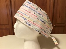 Scrub or Chef Hat Medical Nursing Chemo Skull Cap Matilda
