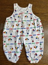 Vintage Carter  s Teddy Bear Circus 1 Pc Romper 3-6 Mos