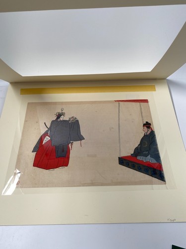 Um 1930 Japanischer Holzschnitt Kogyo Tsukioka Königin des Westens - Bild 5 von 6