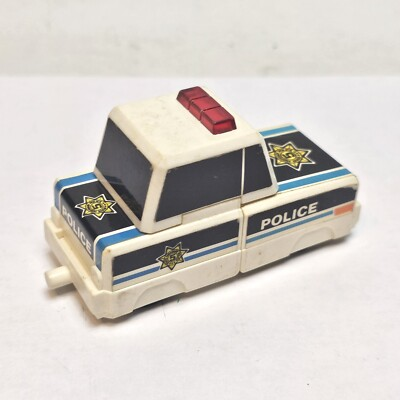 #ad Rare Vintage 1983 Buddy L Police Car Transforms Into Police Station $4.99