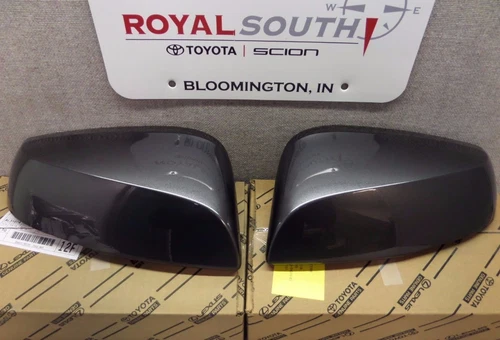 Toyota Tacoma 16-21 Magnetic Gray 1G3 Outer Mirror Covers Set W/ TS Genuine OEM