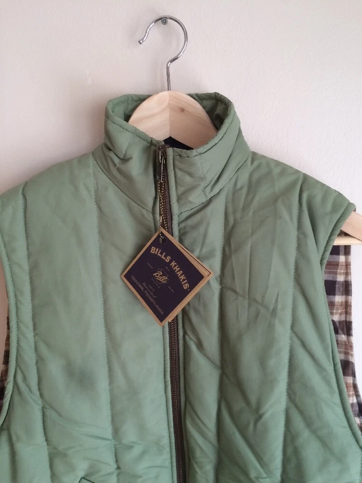 Bill's Khakis Breeches Vest Olive New Men Size Medium MSRP: $195 - Image 2 of 4