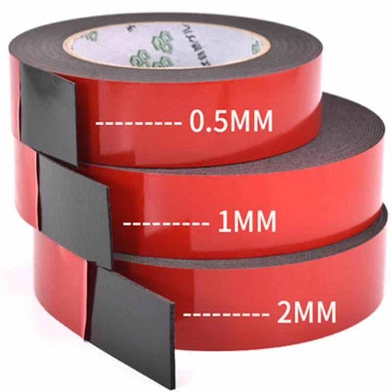 Double Sided Side Adhesive 1mm Thick Thickness Double-Sided PE Foam Tape -  China Double Sided PE Foam Tape, D/S PE Tape