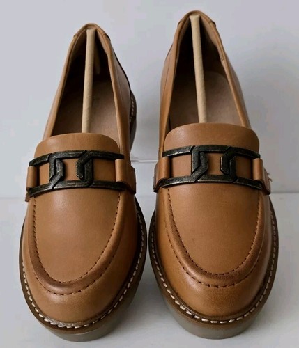 ROCKPORT MUJER Zapatos Mocasines Sin Cordones CADENA KACEY CI9919 BRONCEADO Talla UK 5 EU 38 NUEVO - Imagen 8 de 12
