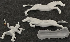 Hausser Elastolin 50477 Mounted Hun Blowing Horn - original kit