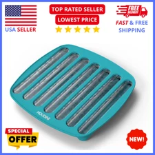 Houdini Ice Ball Tray Blue Easy-Release Whiskey Sphere Mold for Cocktails