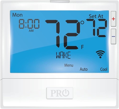 Energy-Efficient Pro1 WiFi Thermostat – 4 Heat/2 Cool, Intuitive Controls - Picture 3 of 6