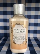 Bath and Body Works Discontinued SNOWFLAKES CASHMERE Body Lotion 8 fl oz