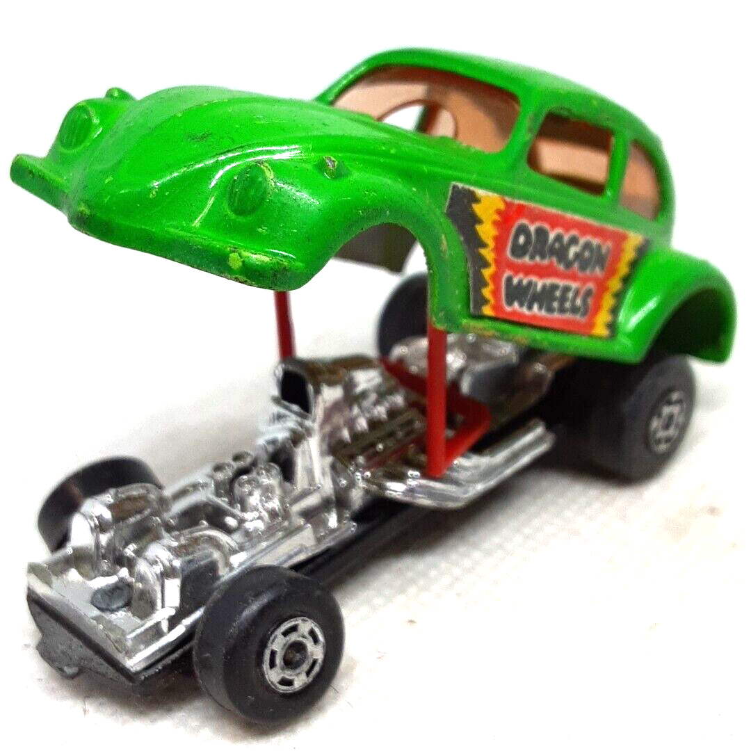 Lesney Matchbox Superfast Dragon Wheels VW No.43 1972 Lime Green