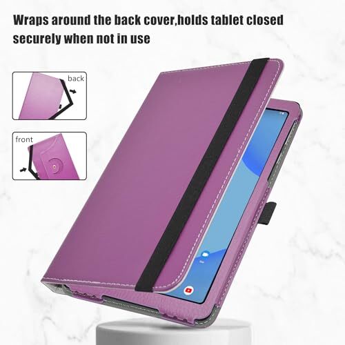 Compatible with Onn 7 Gen 4 2024 Rotation Case,360 Degree Rotation Stand PU - Picture 4 of 8