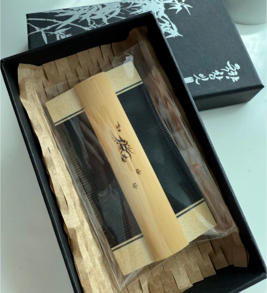 Korean Traditional Jukhyang Chambit Damyang 0.2mm Lice Nit Removal Bamboo Comb - Image 2 of 4