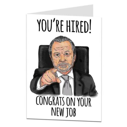 Funny Leaving Card Congratulations New Job | eBay