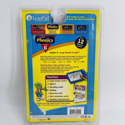 LEAPFROG LEAPPAD PHONICS LESSONS 4-5-6 STEM LEARNING HOME SCHOOL EDUCATION TOOLS - Picture 7 of 7