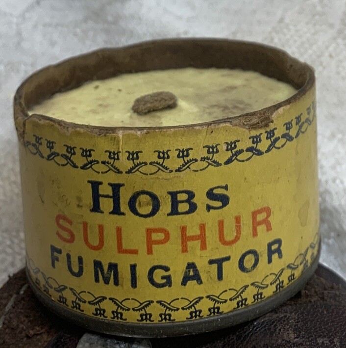 Original Vintage HOBS Sulfur Candle Fumigator WWII Era eBay